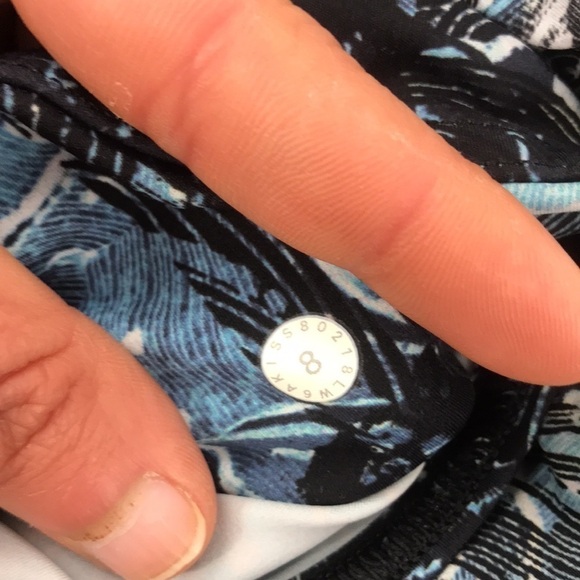 Lululemon Fast & Free Crop II *Nulux 19" Eternal Wave Starlight Black - Picture 6 of 7